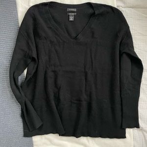 Halogen Black V Neck Sweater Size Small